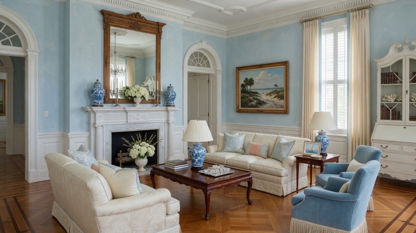 Belleair Beach Estate — Living