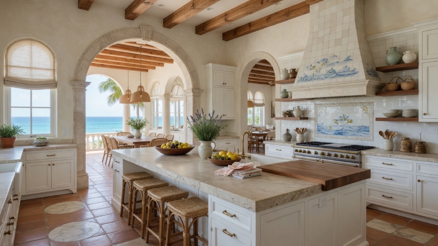Belleair Beach Mediterranean — Kitchen