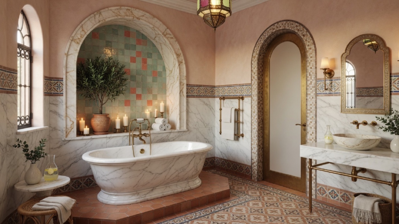 Belleair Beach Mediterranean — Bathroom