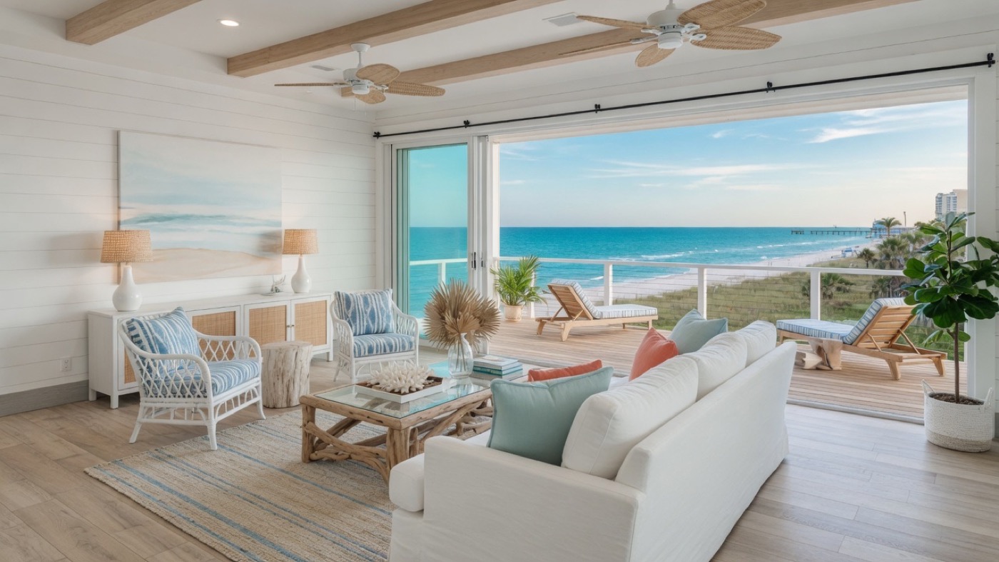Clearwater Beach Gulf House — Living