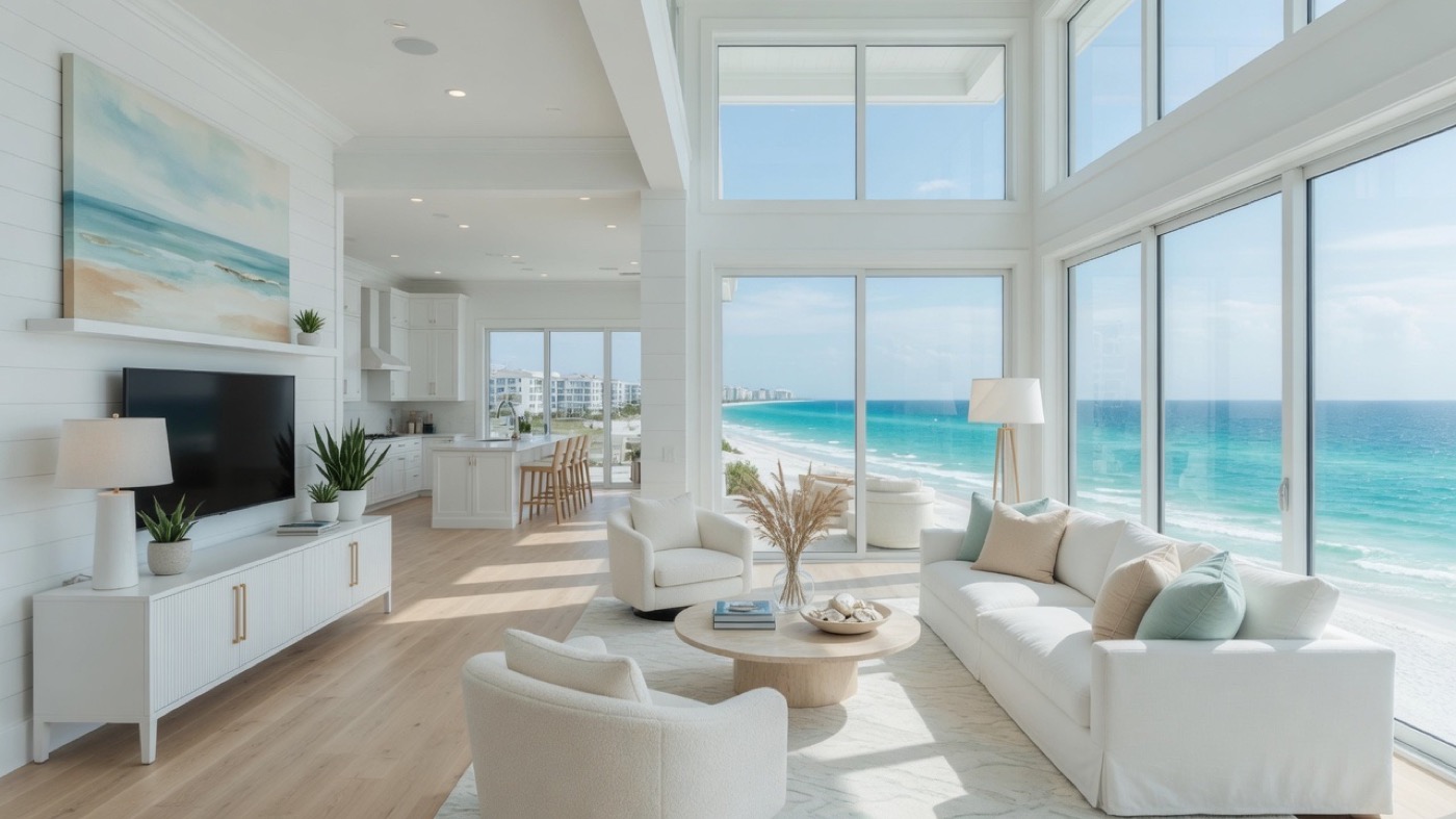 Clearwater Beach Modern — Living