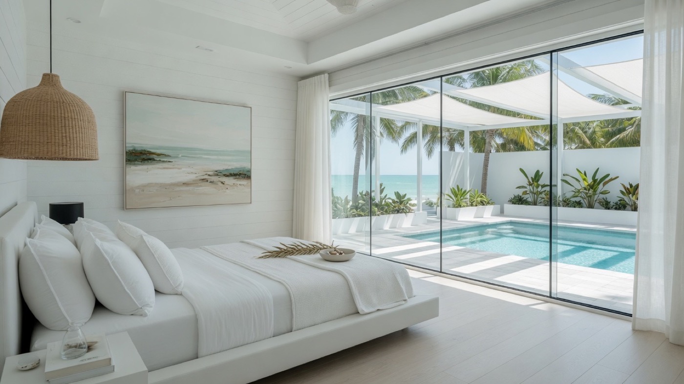Clearwater Beach Modern — Bedroom