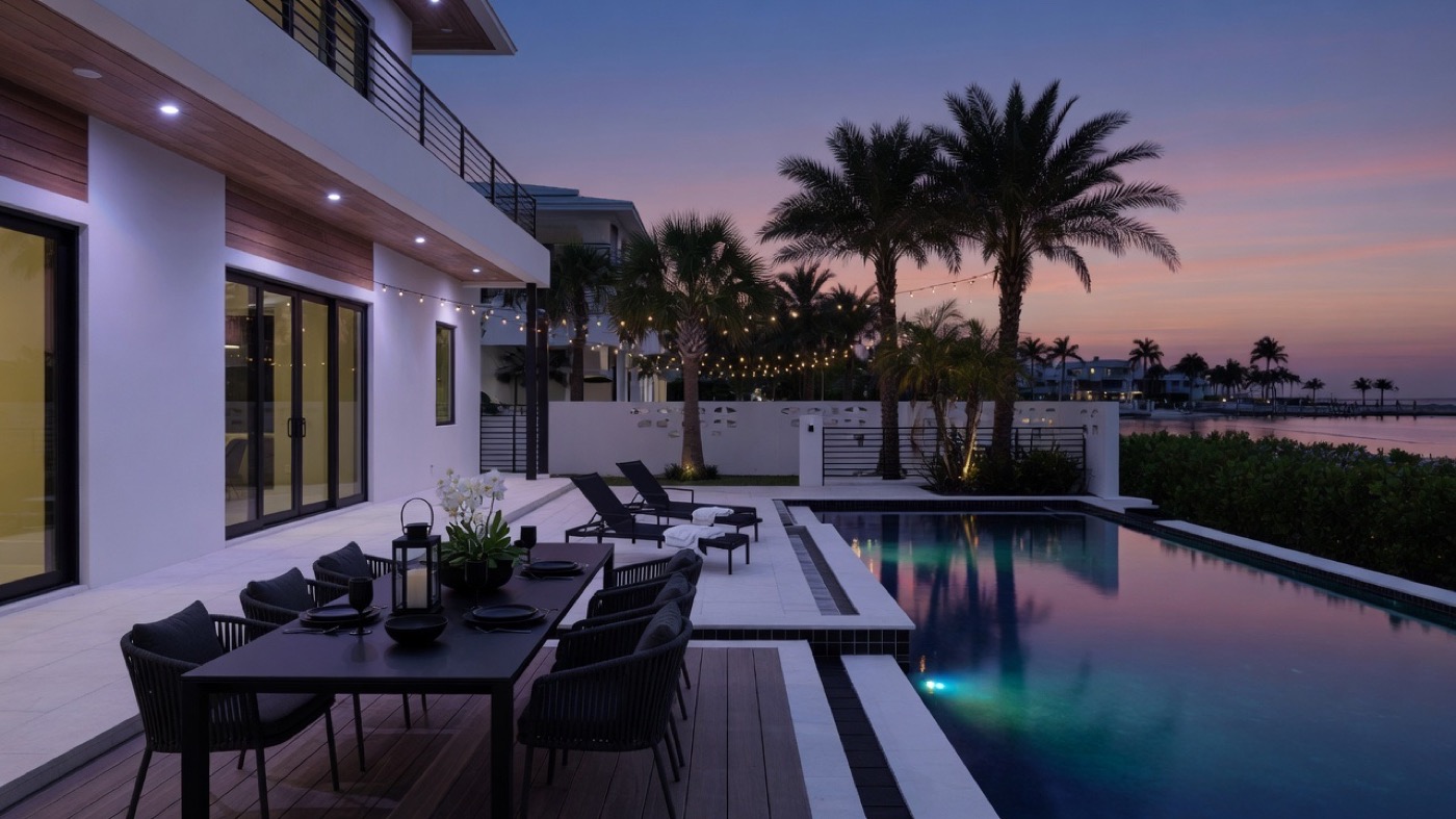 Clearwater Beach Modern — Outdoor dining