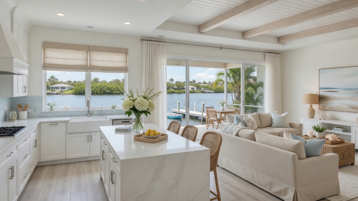 Redington Beach Canal — Kitchen living
